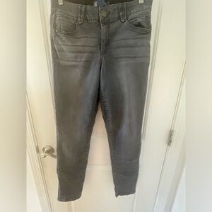Democracy jeans, gray, skinny, ankle jeans. Size 10